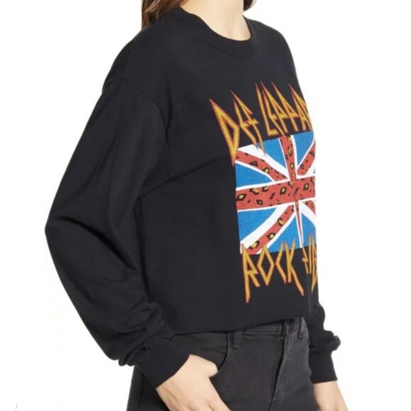 DAY Def Leppard Long Sleeve Crop Tee - Picture 2 of 16